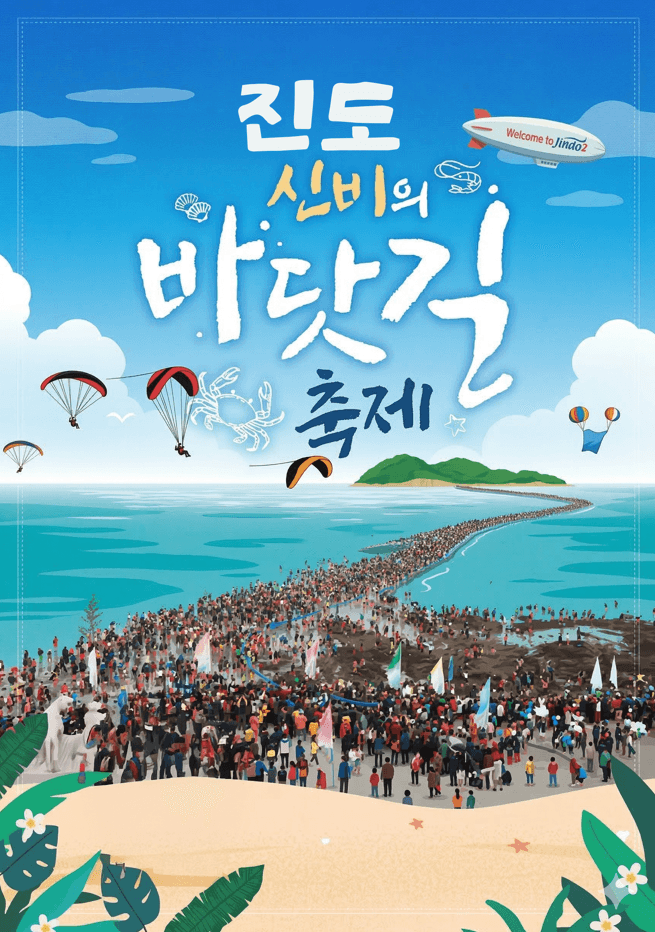 The Parting of the Sea! An Invitation to the 46th Jindo Miracle Sea Road Festival