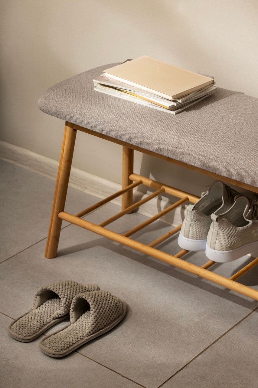 with the indoor slippers